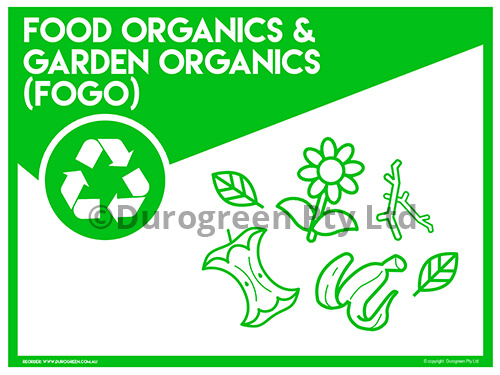 Food Organics and Garden Organics Signage
