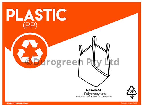Plastic (Polypropylene) – Bulka Bag Signage
