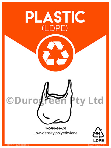 Plastic Bag (Low-density Polyethylene) Signage